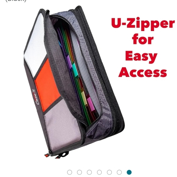 Case it 3 Ring Zipper Binder - Picture 12 of 13